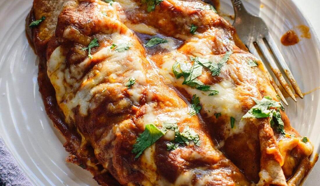 Black Bean and Cream Cheese Enchiladas Vegetarian Recipes