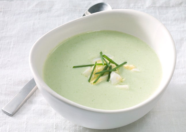 Cold Cucumber and Watercress Soup