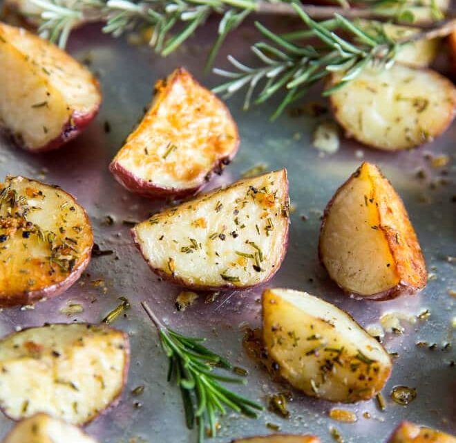 Roasted Potatoes with Rosemary Vegetarian Recipes