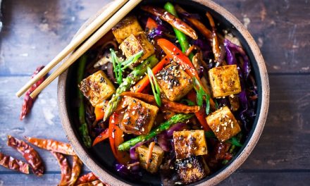 Szechuan Braised Tofu and Vegetables