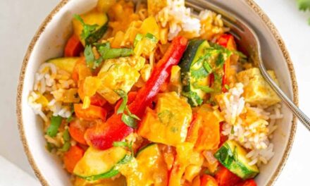 Panang Curry with Tofu and Pineapple