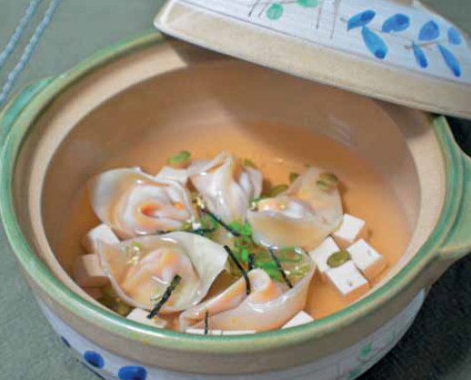 Clear Soup with Pumpkin Dumplings