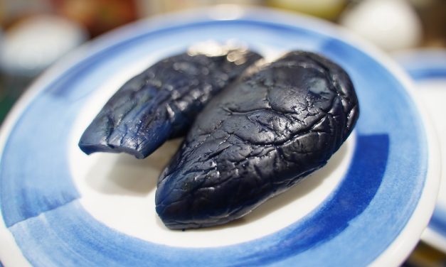Pickled Eggplant Inari Sushi