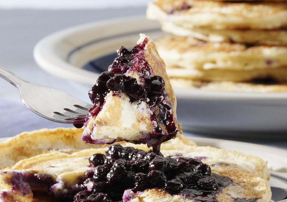 Blueberry-Oat Scones with Flaxseeds