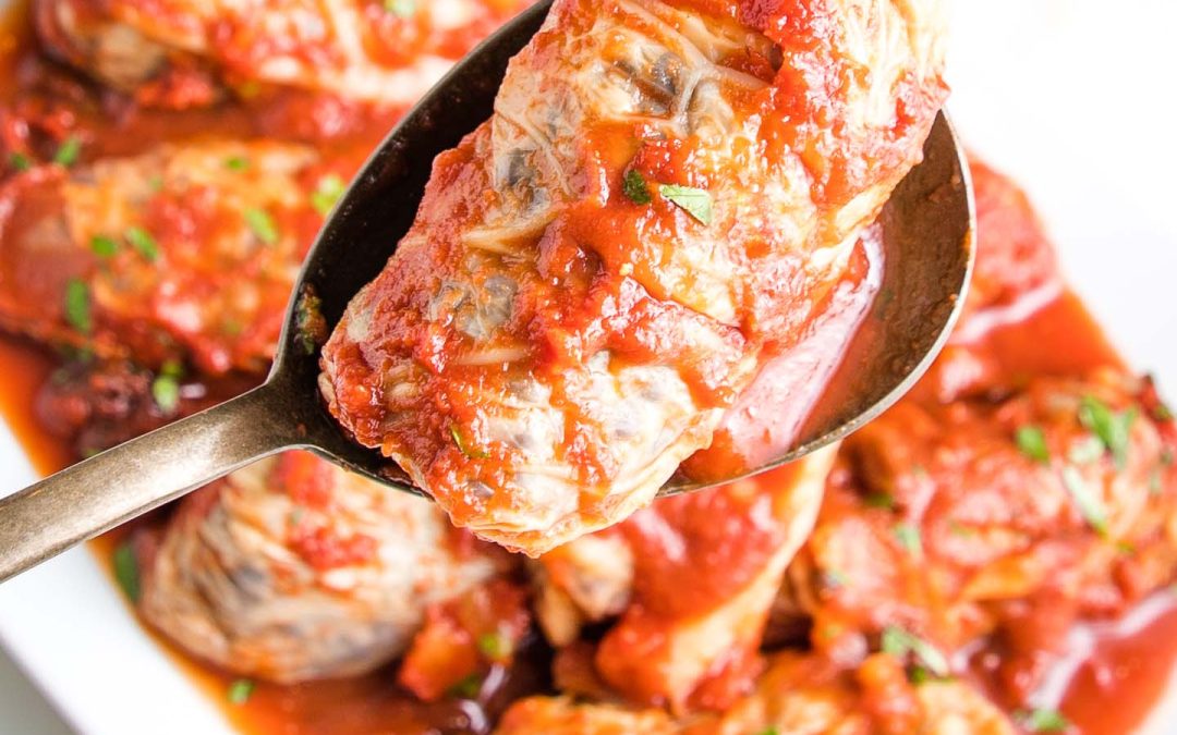 Sweet-and-Sour Cabbage Rolls