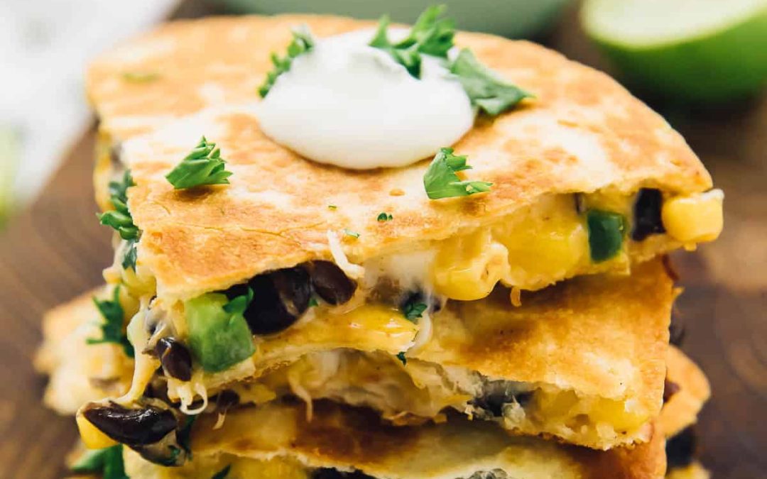 Black Bean and Corn Quesadillas