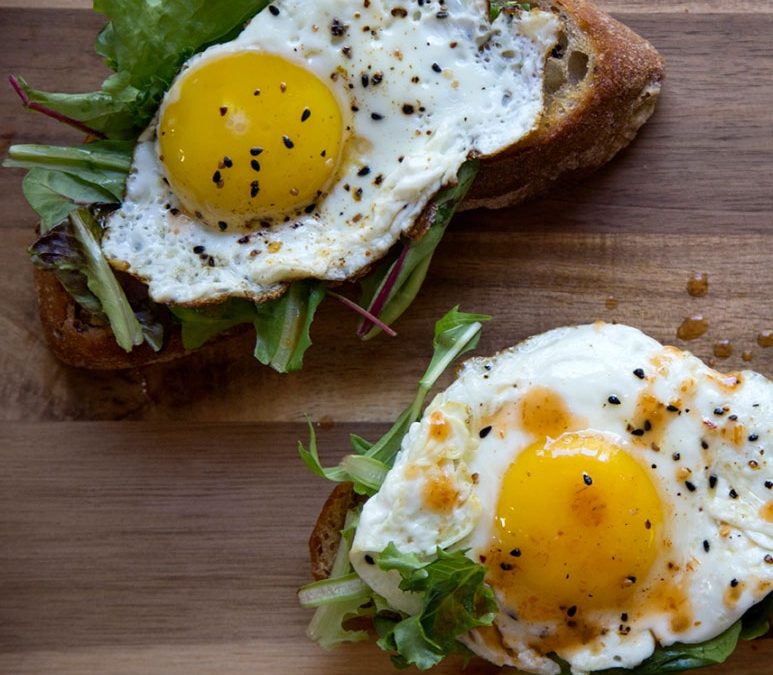 Open-Face Egg Sandwiches