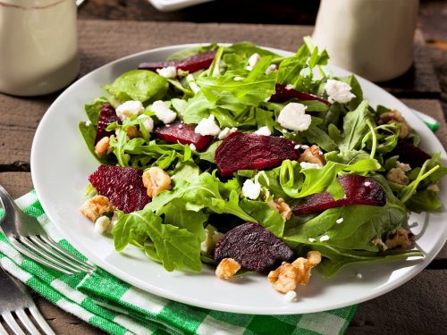 Roasted Beet, Goat Cheese, and Fennel Salad