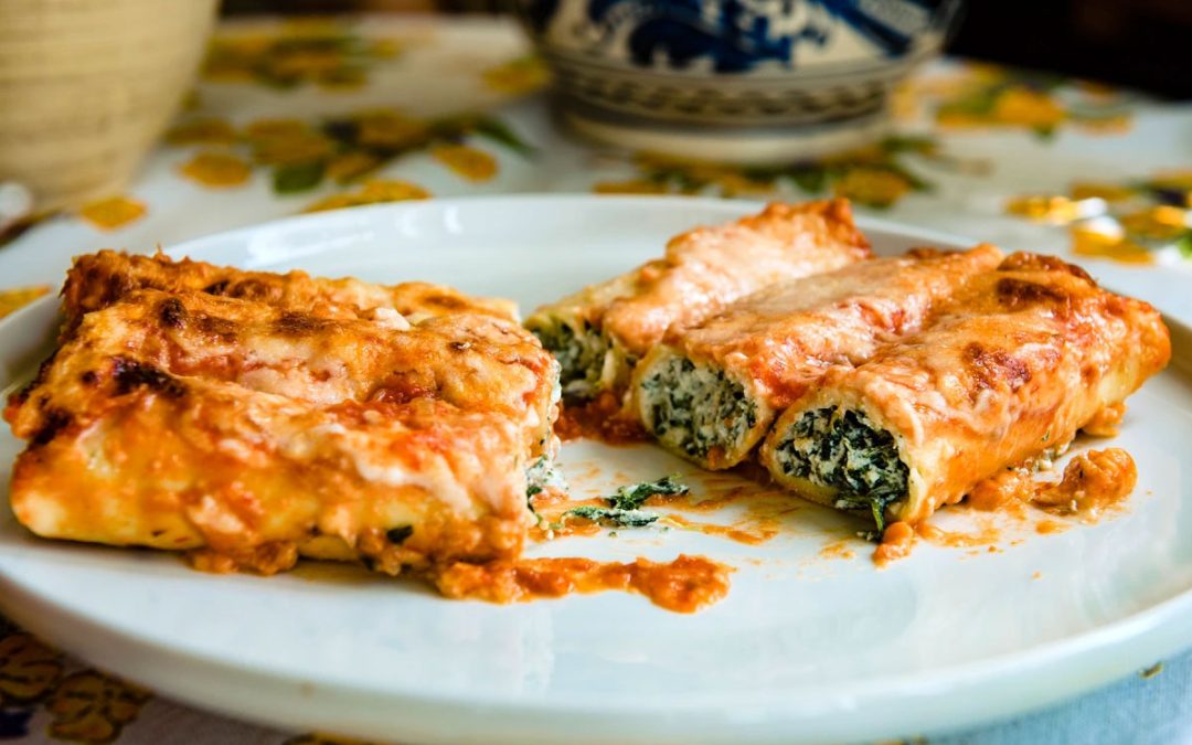 Spinach Cannelloni with Fontina