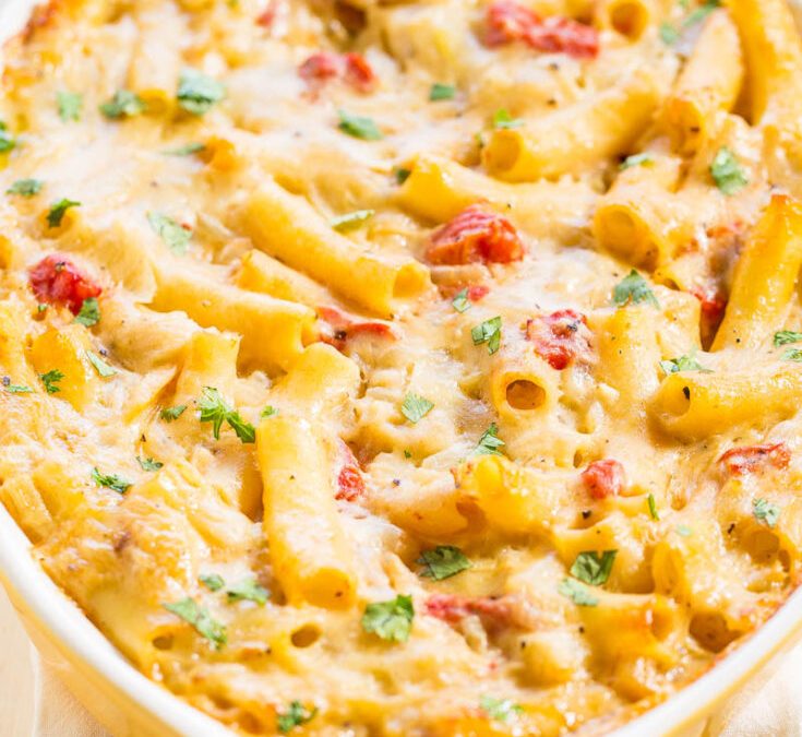 Baked Ziti with Three Cheeses