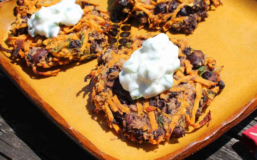 Black Bean Cakes with Salsa