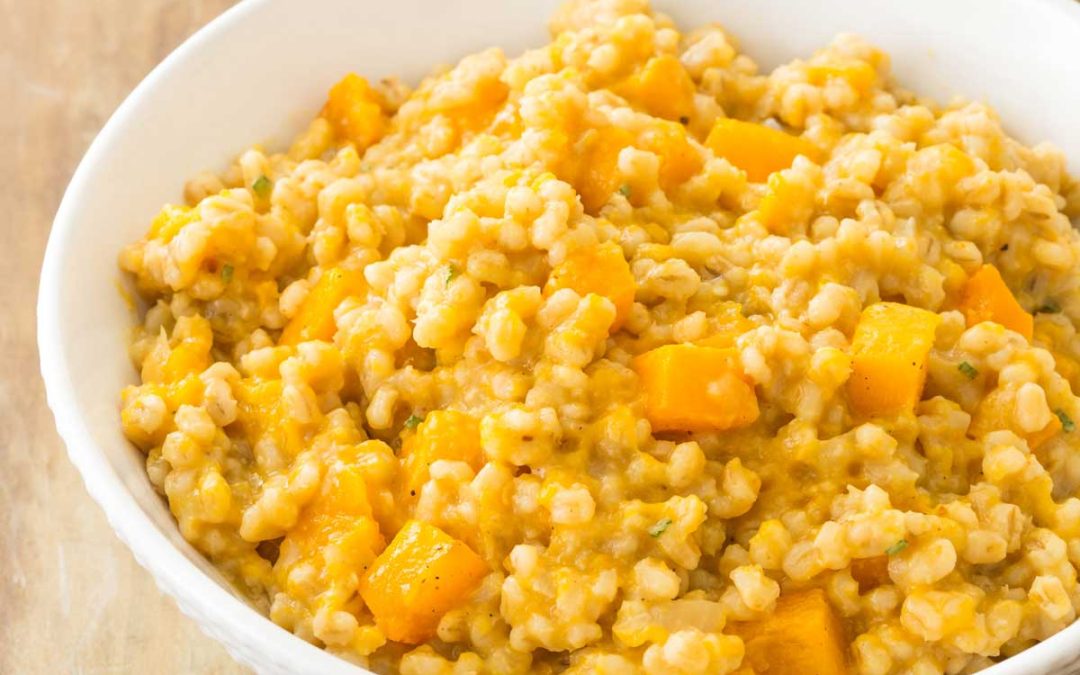 Barley Risotto with Roasted Squash