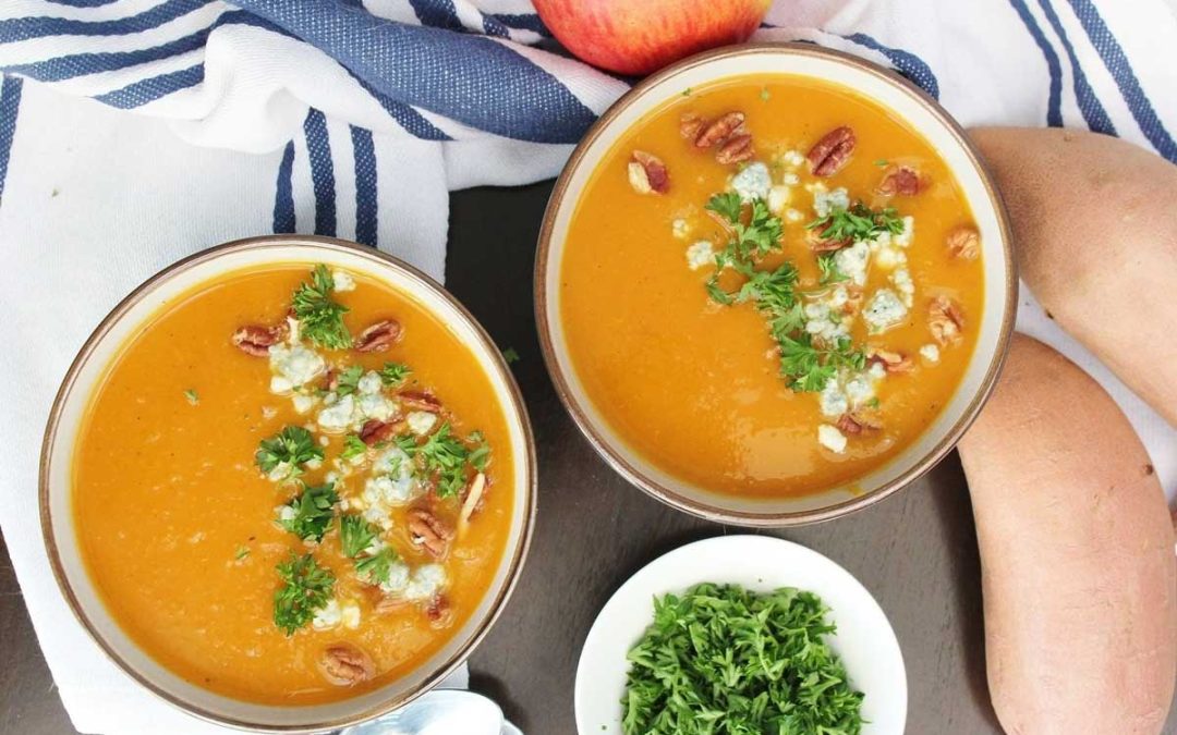 Apple and Sweet Potato Soup