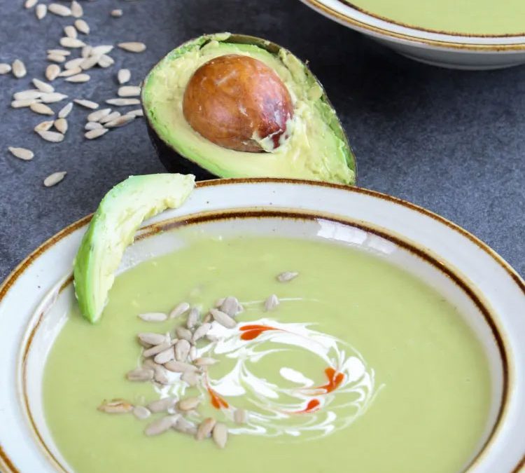 Creamed avocado soup