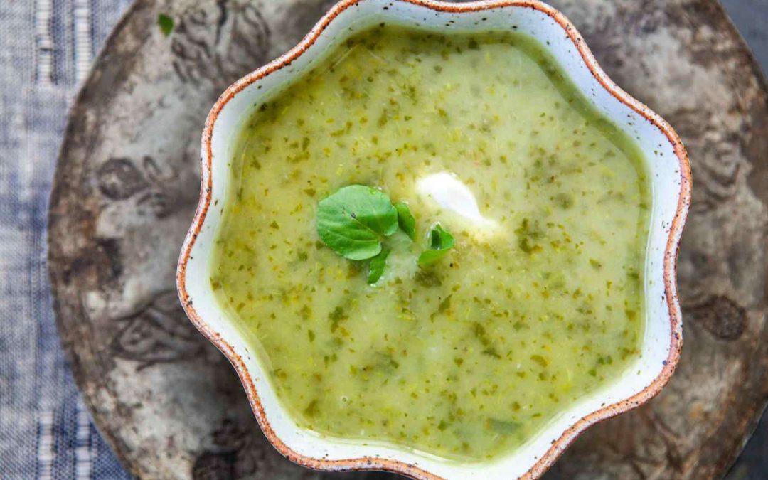 Watercress soup