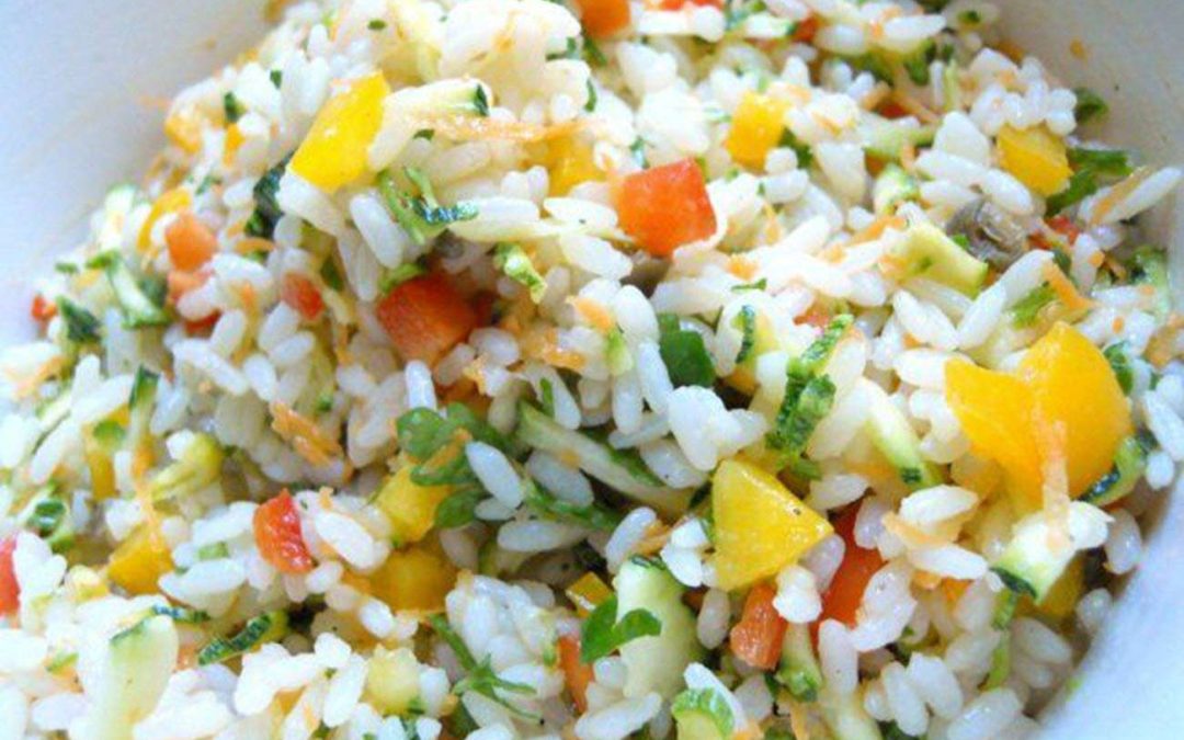 Rice salad vinaigrette