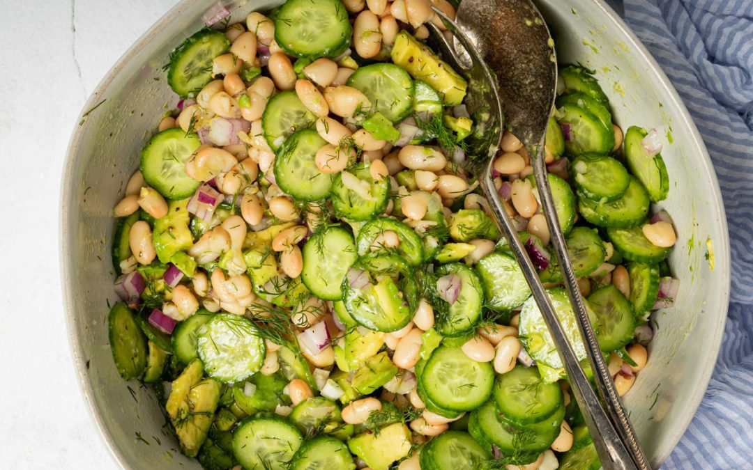 Lima bean salad