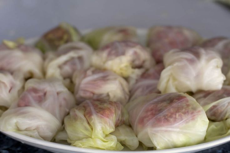 Sweet and sour stuffed cabbage balls
