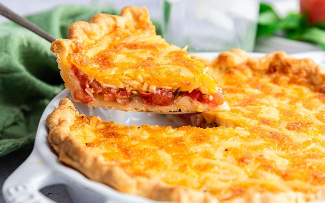 Cheese and tomato pie