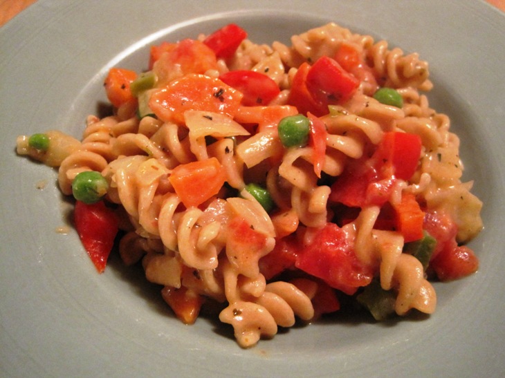 Conchiglie tutto Giardino – pasta with fresh vegetables