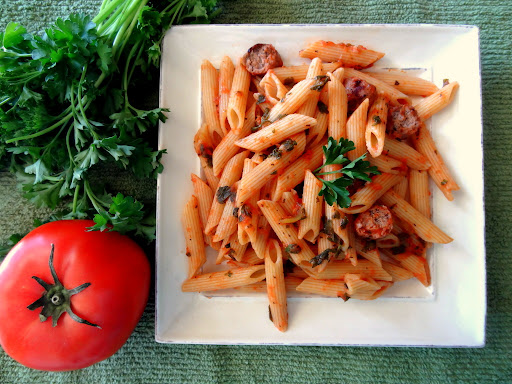 Penne al boccalone