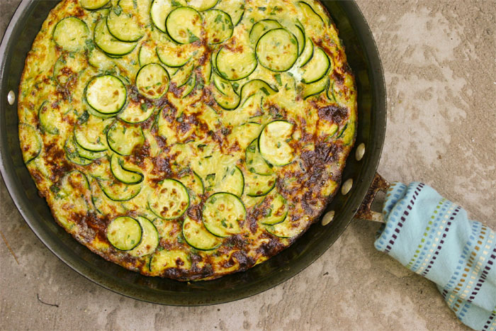 Frittata of zucchini