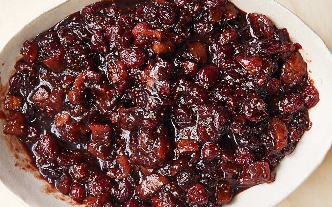 Cranberry-fig conserve