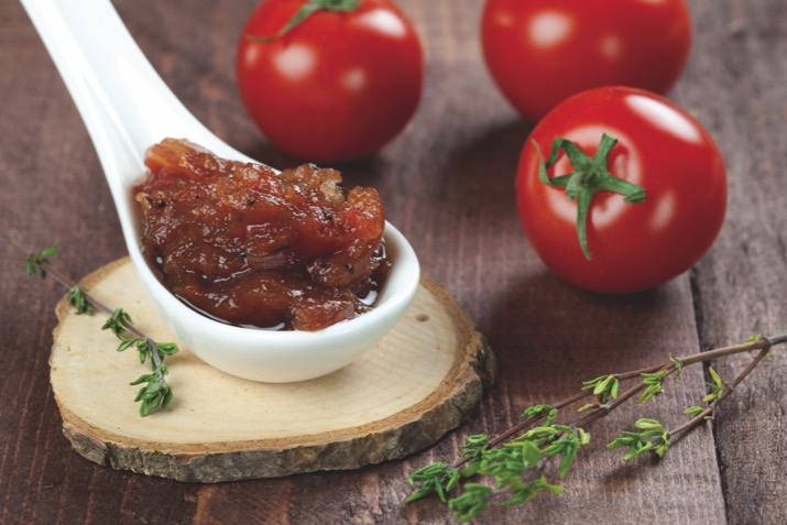 Tomato-apple chutney