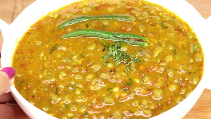 Herbed Split Pea Soup with Apple and Coconut MASALA MATAR DAL
