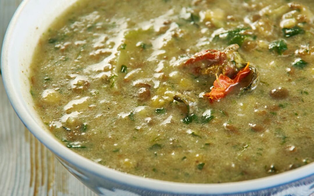 Toovar Dal with Chopped Spinach TOOVAR PALAK DAL