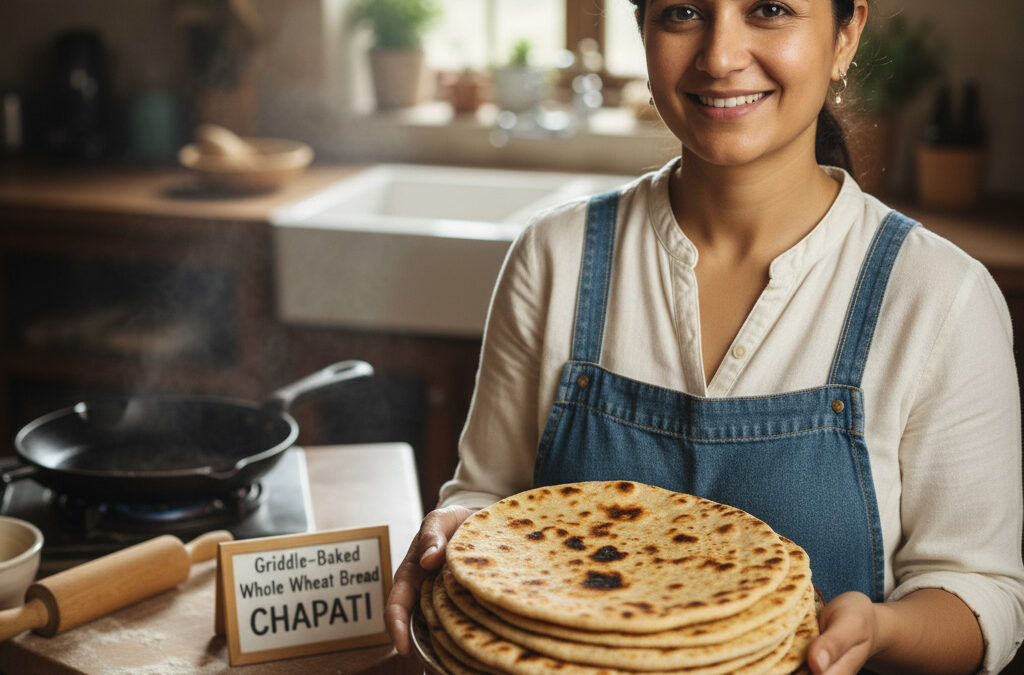 Griddle-Baked Whole Wheat Bread CHAPATI
