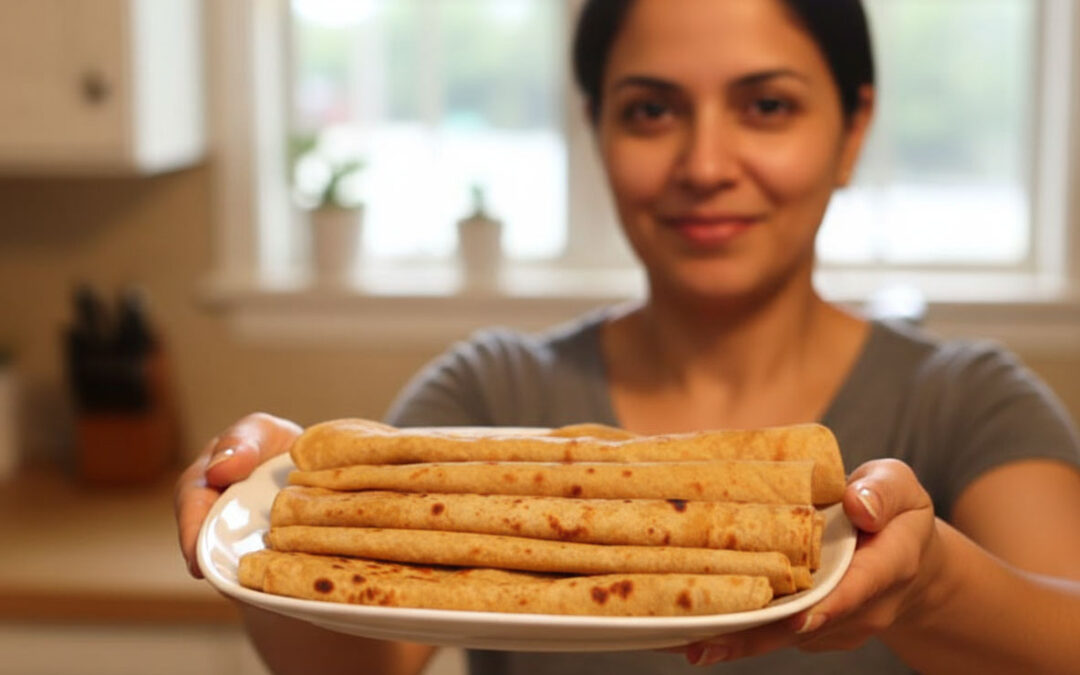Griddle-Fried Whole Wheat Bread PARATHA