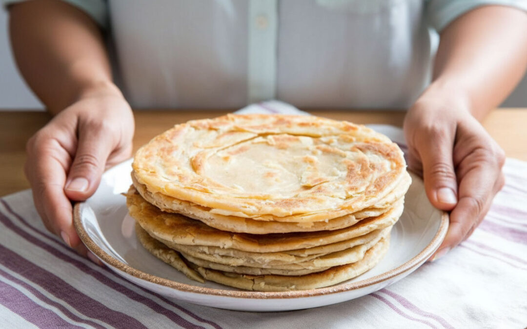 Shallow-Fried Flaky Paratha WERKI PARATHA