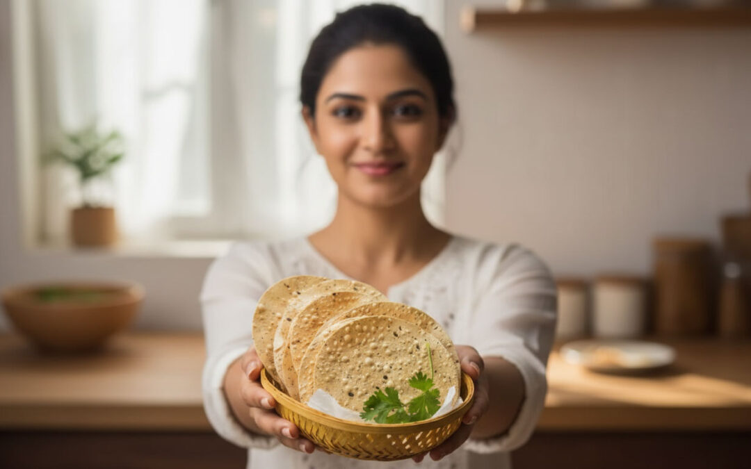 Crackling-Crispy Dal Wafers PAPAD AUR PAPADAM