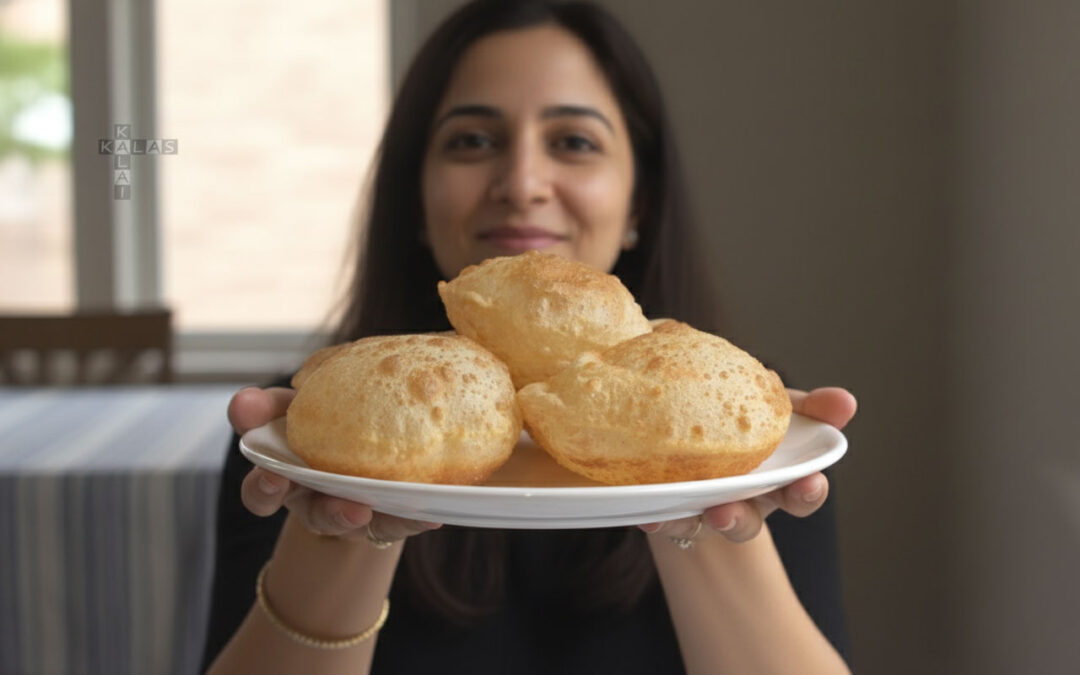 Deep-Fried Buttermilk Whole Wheat Bread DAHI POORI