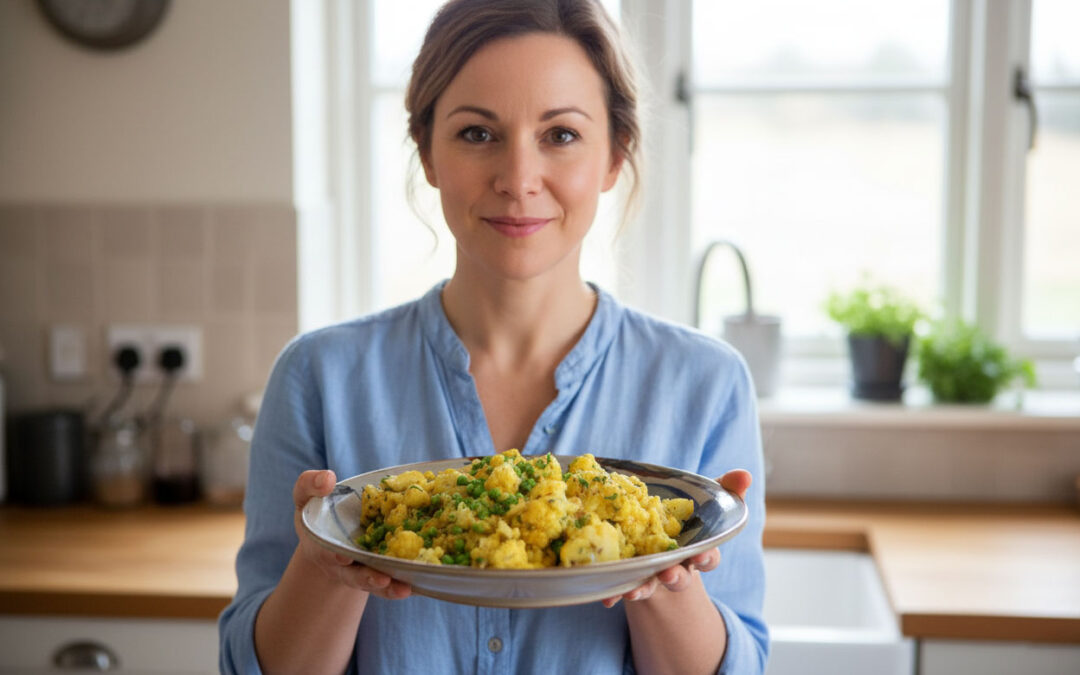 Sautéed Cauliflower and Green Peas GOBHI HARI MATAR SABJI