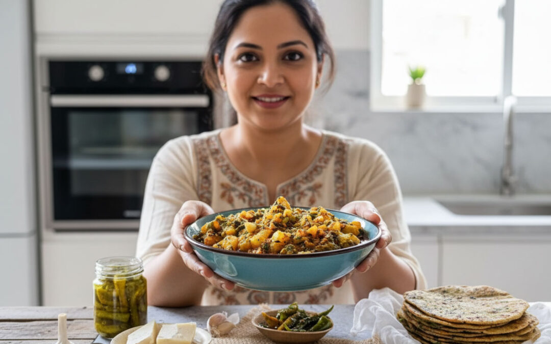 Shredded White Radishes and Diced Potatoes MOOLI ALOO SABJI