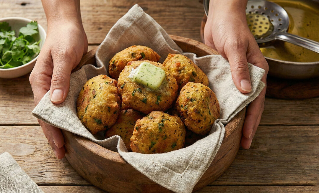 Crisp ‘n’ Soft Mixed Vegetable Croquettes EKADASEE ARBI ALOO BADA