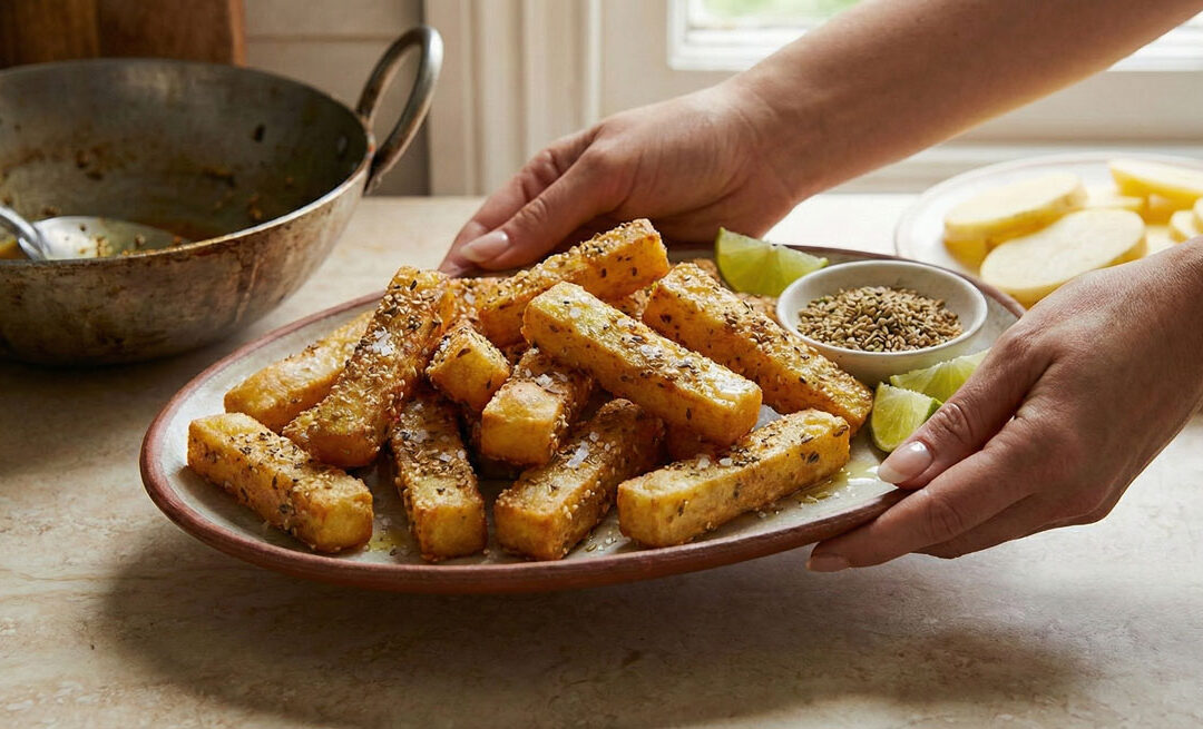 Double-Fried Potatoes KHASA ALOO BHAJI