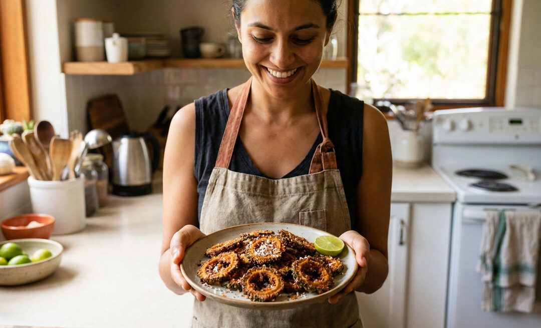 Bitter Melon Chips with Coconut BHONA KARELA NARIYAL