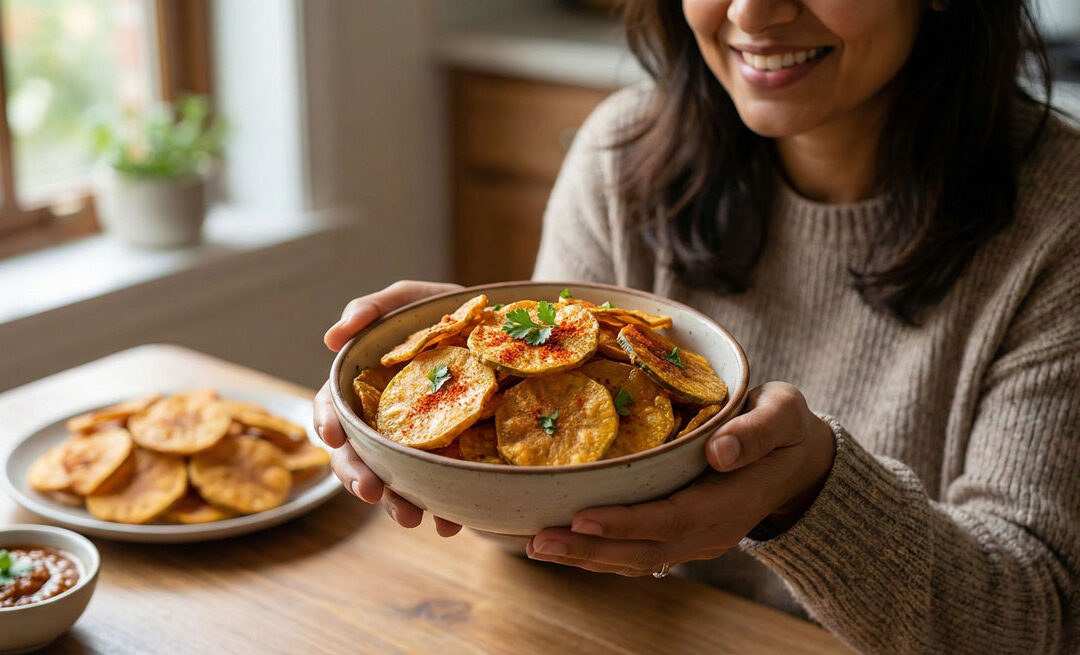 Pumpkin Wafers KADDU BHAJI