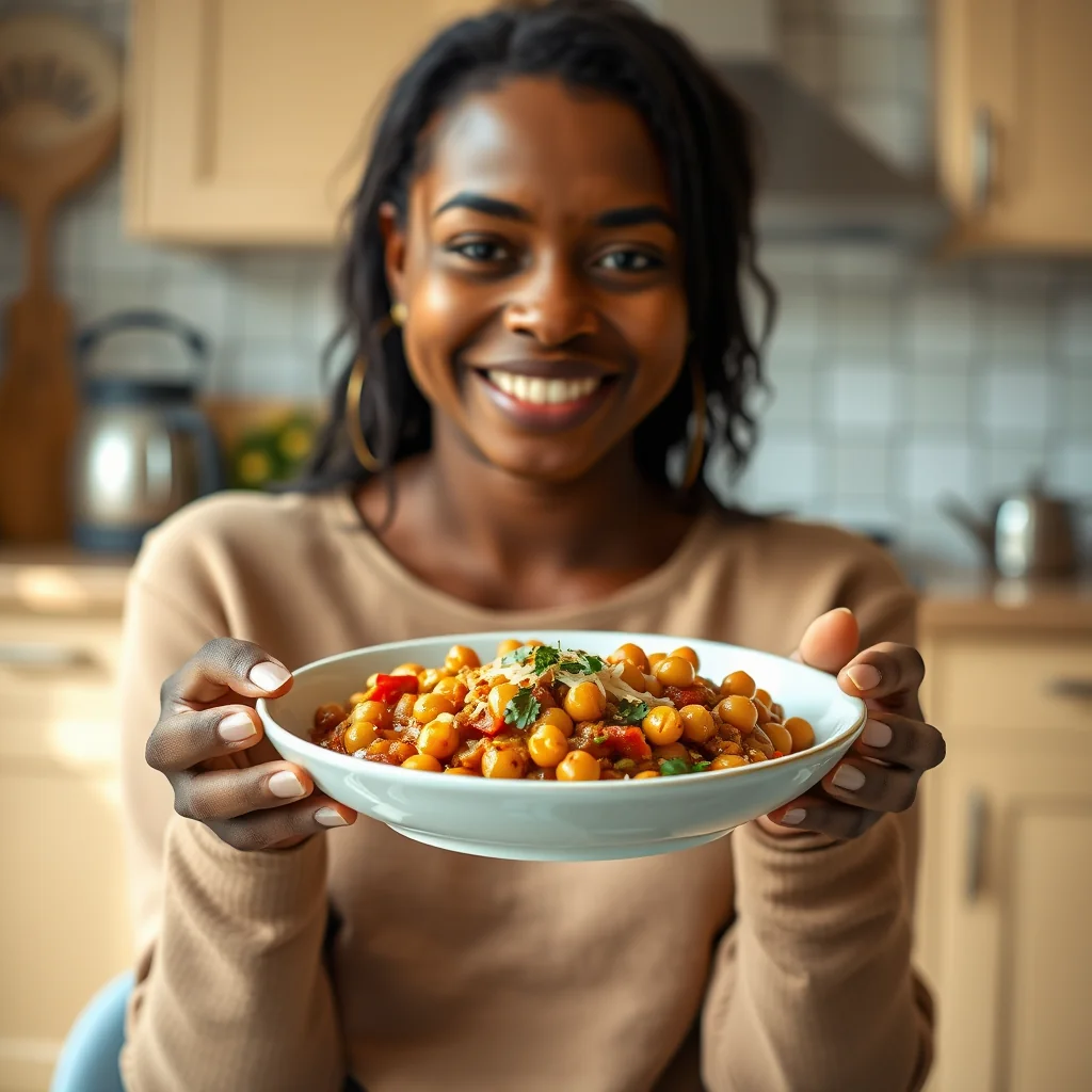 African Chickpea Stew with Peanut Butter – vegetarian recipe