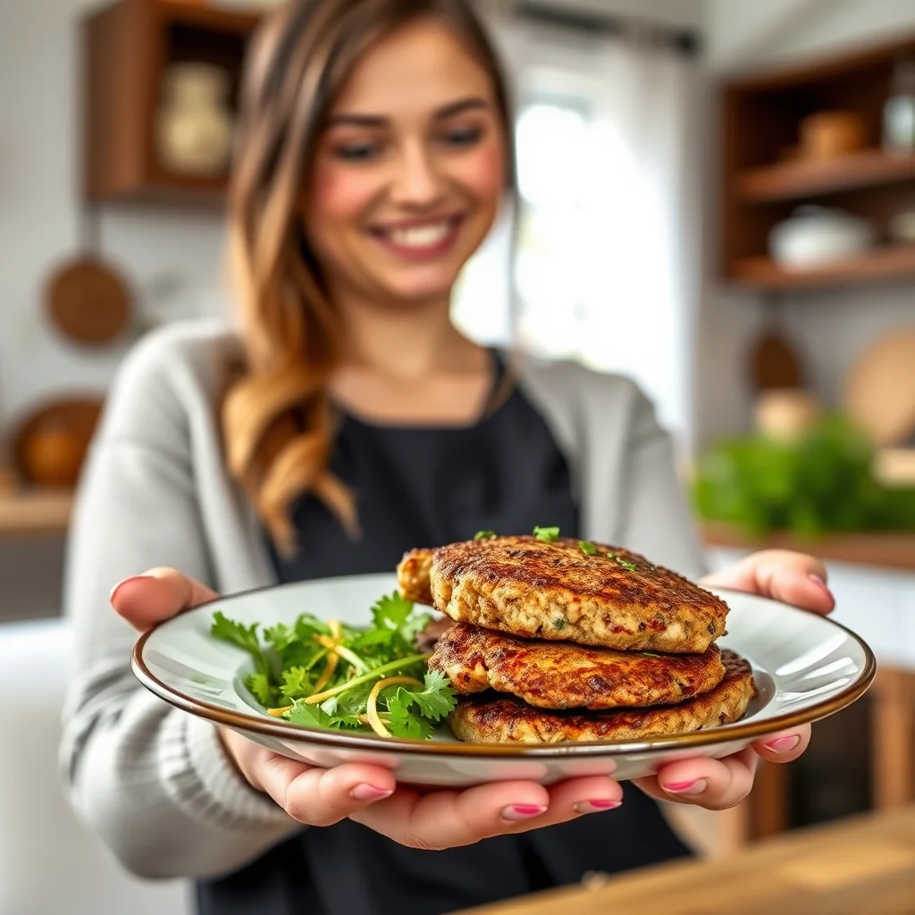 Budget-Friendly Baked Tempeh Patties – vegetarian recipe