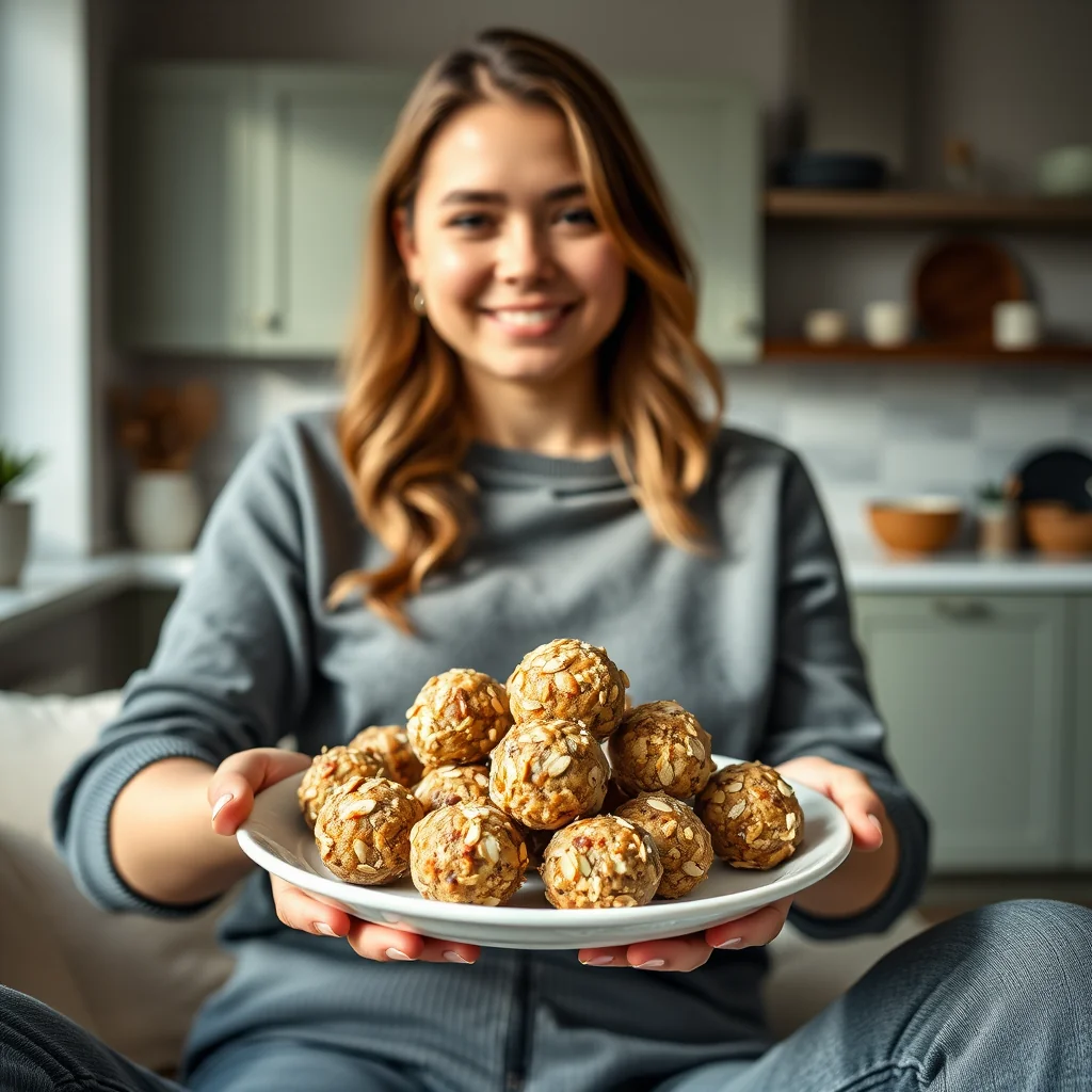 Almond Butter Energy Balls – vegetarian recipe