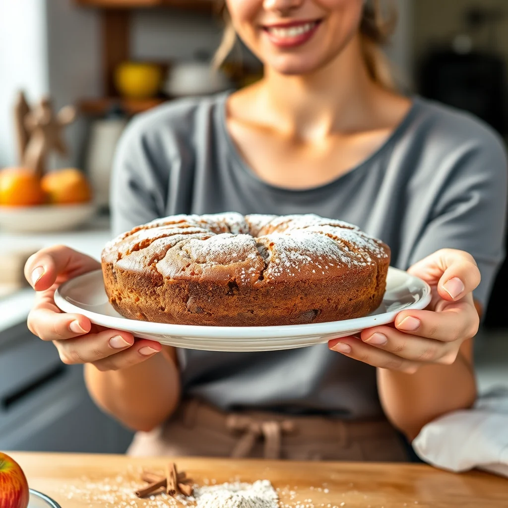 Vegan Apple Spice Cake – vegetarian recipe