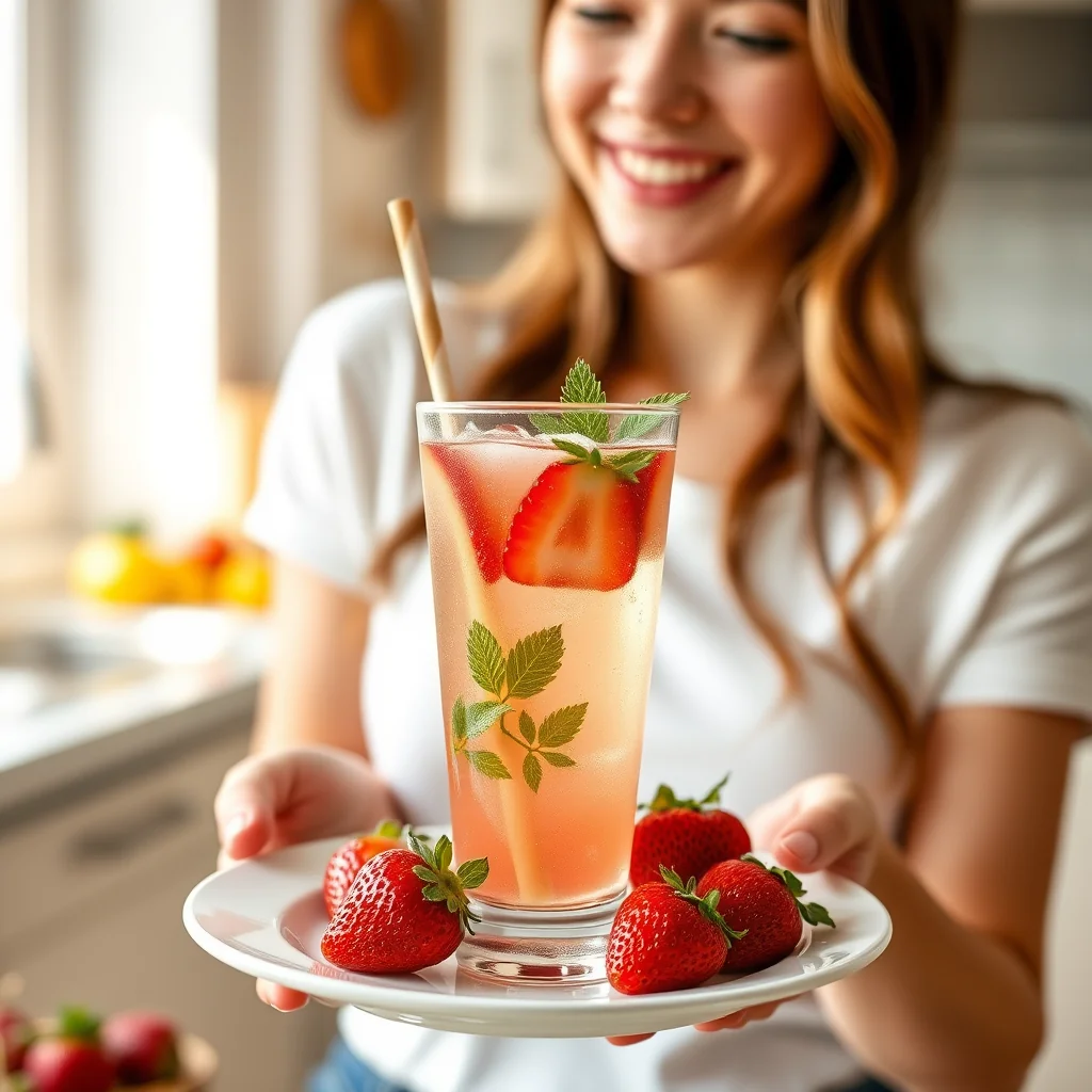 Refreshing Strawberry Agua Fresca – vegetarian recipe