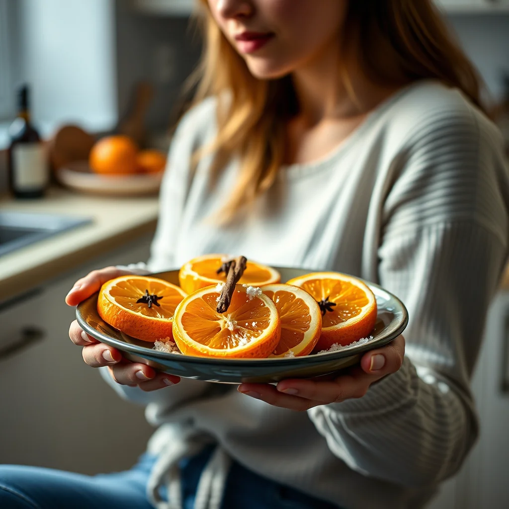 Wine-Marinated Oranges with Cinnamon and Cloves – vegetarian recipe