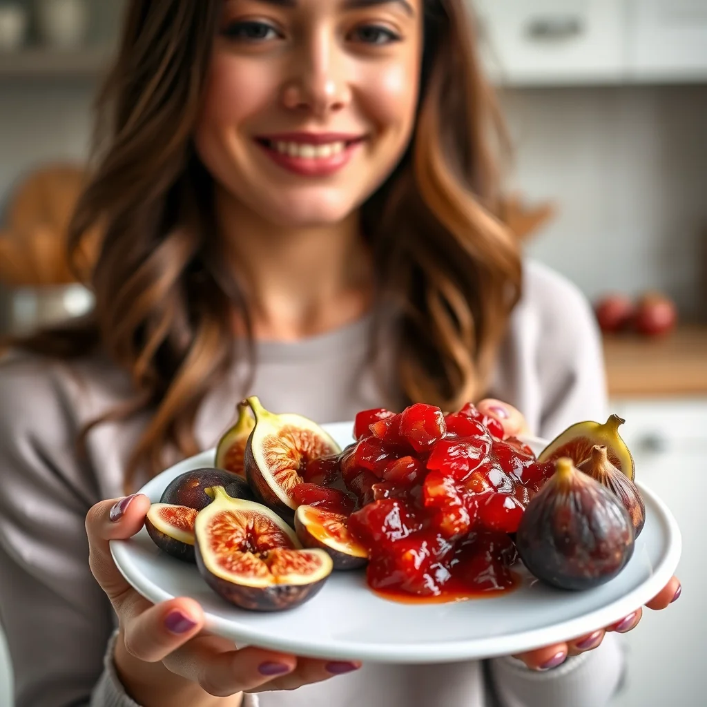 Cranberry Fig Apple Preserve – vegetarian recipe
