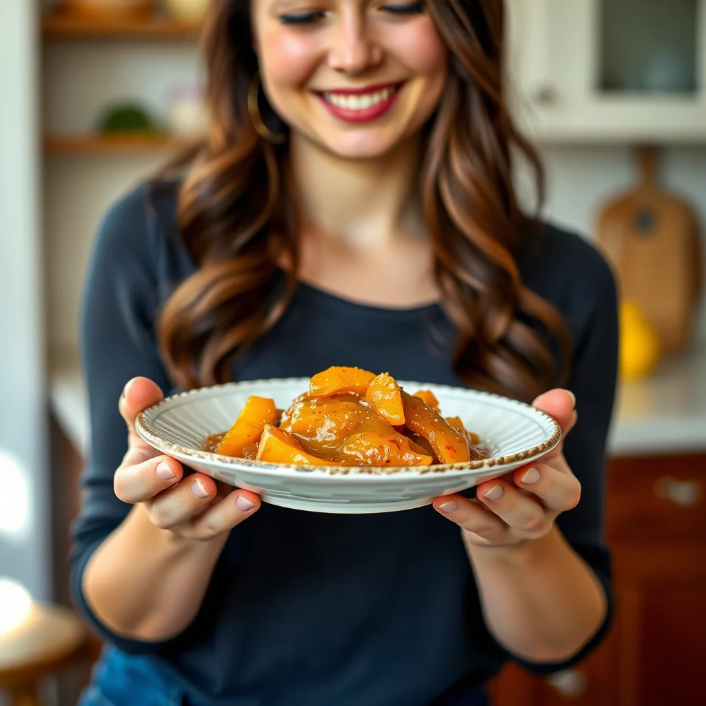 Spiced Apricot or Peach Butter – vegetarian recipe