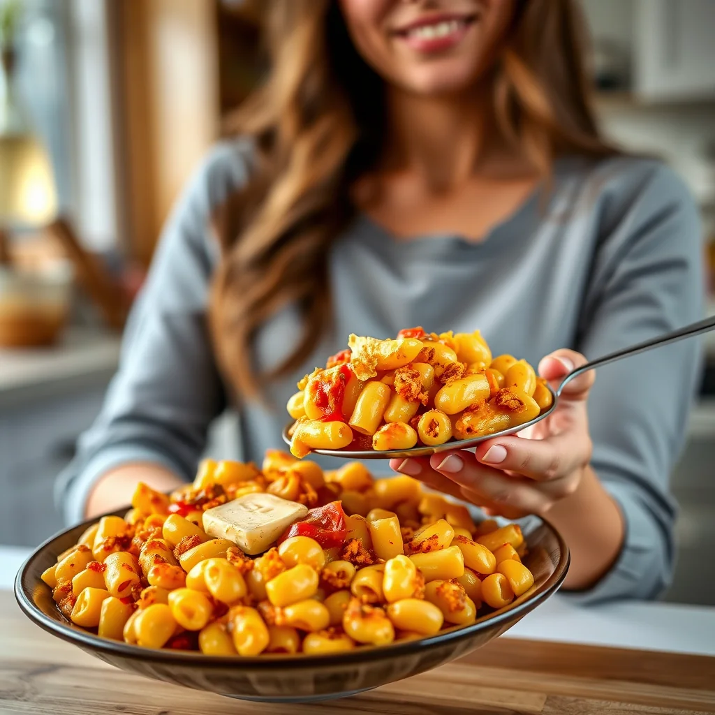 Fiery Tex-Mex Macaroni and Cheese Bake – vegetarian recipe